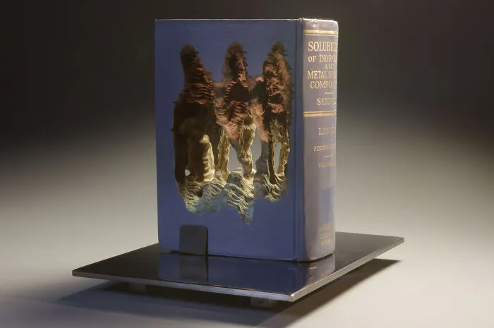 30 Stunning Landscapes That This Artist Created By Carving And Painting Old Books