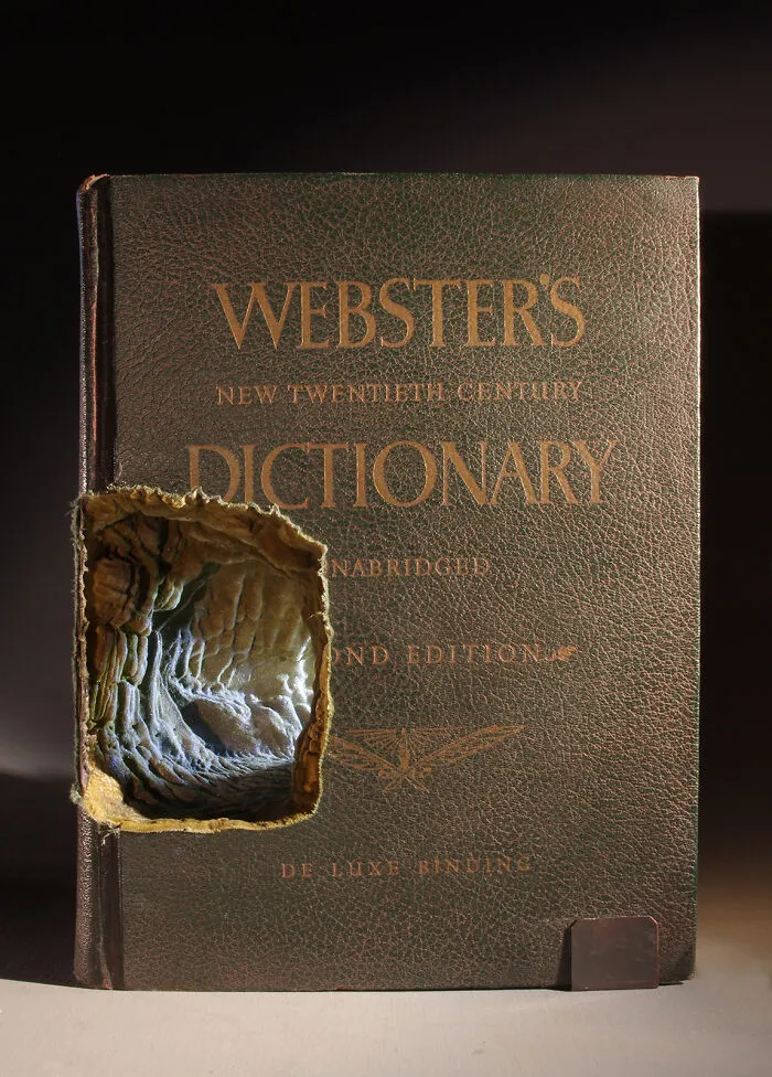 30 Stunning Landscapes That This Artist Created By Carving And Painting Old Books