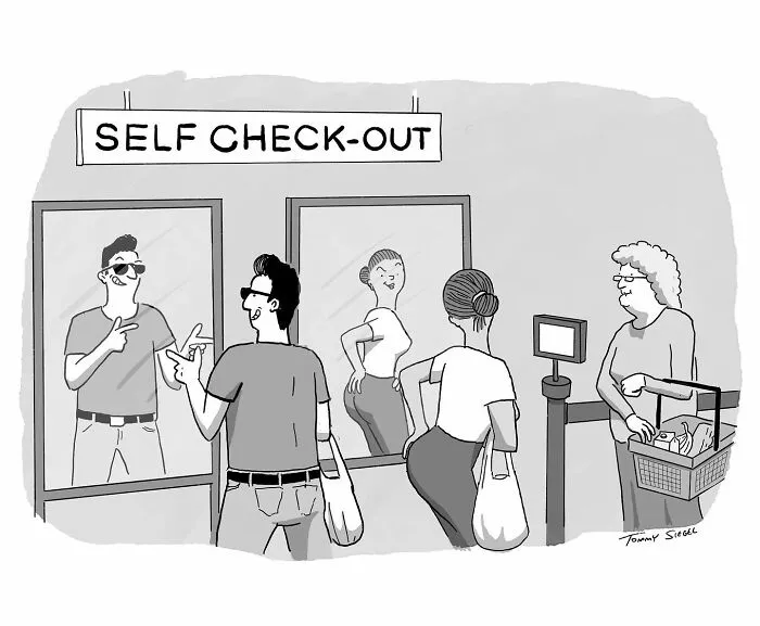 This New Yorker Cartoonist Might Make You Laugh With His Witty Single-Panel Comics (30 Pics)