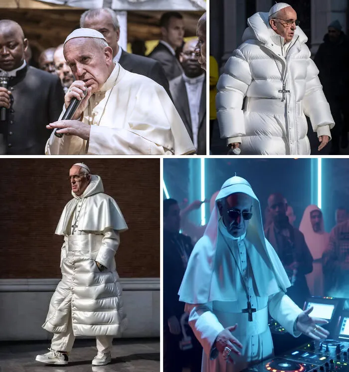 30 Of The Funniest Reactions And Memes To The Pope’s AI-Generated “Drip”