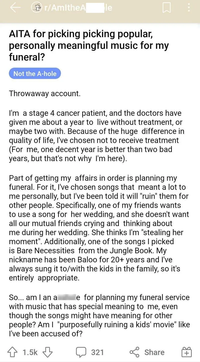 But Her Wedding Is More Important Than Op Dying /S