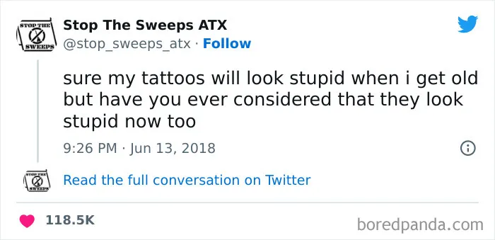 60 Funny Tweets About Tattoos That Are Worth Their Ink
