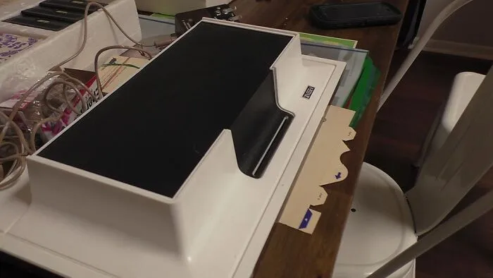 video game machine on the table