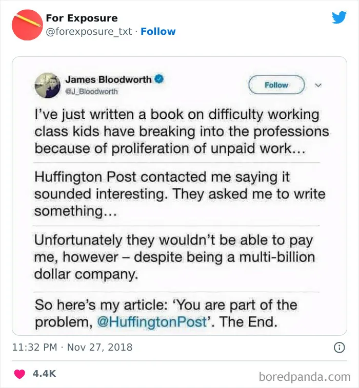 "For Exposure": 40 Screenshots Of Choosing Beggars Caught In Action When It Came To Paying For Services They Asked For