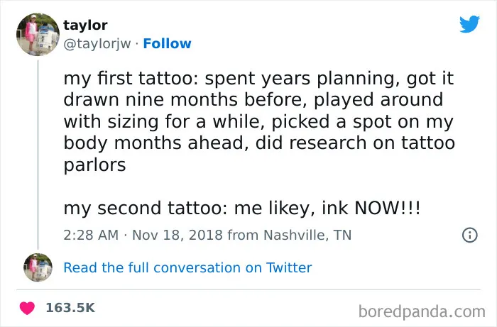 60 Funny Tweets About Tattoos That Are Worth Their Ink