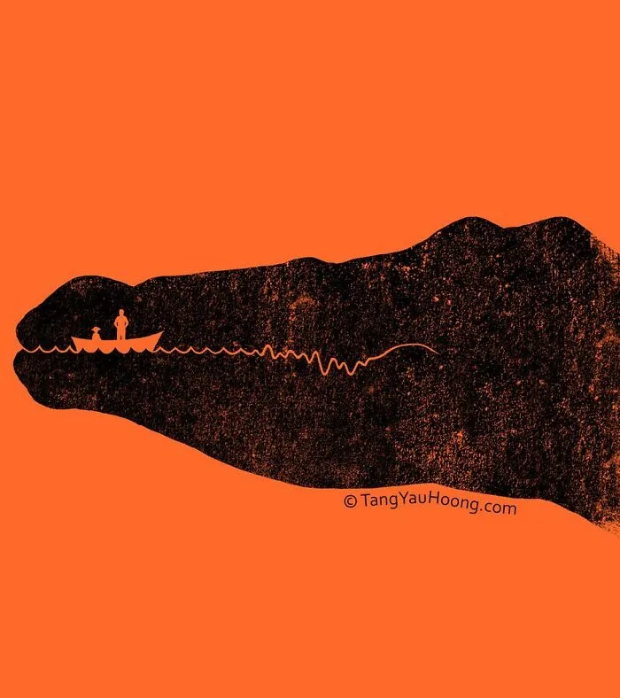 Negative Space Art By Tang Yau Hoong