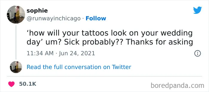 60 Funny Tweets About Tattoos That Are Worth Their Ink