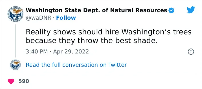 The Washington Department Of Natural Resources Twitter Has People In Stitches With These 41 Tweets