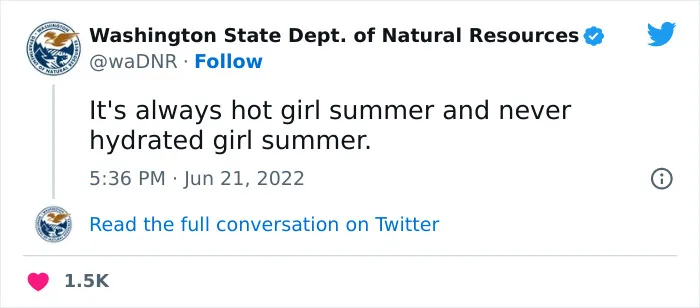 The Washington Department Of Natural Resources Twitter Has People In Stitches With These 41 Tweets