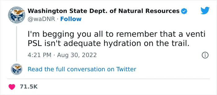 The Washington Department Of Natural Resources Twitter Has People In Stitches With These 41 Tweets