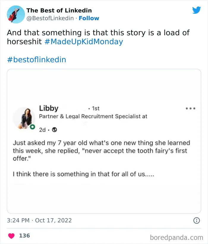 35 Times LinkedIn ‘Influencers’ Embarrassed Themselves And Got Dragged On This Twitter Page (New Pics)