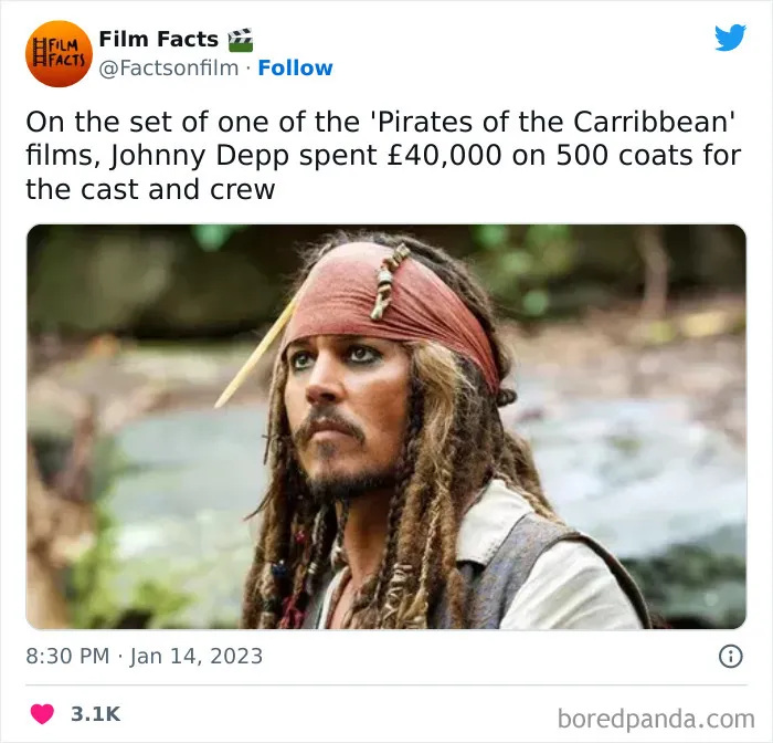 50 Surprising Movie Facts You Probably Didn't Know, As Shared On This Twitter Account (New Pics)