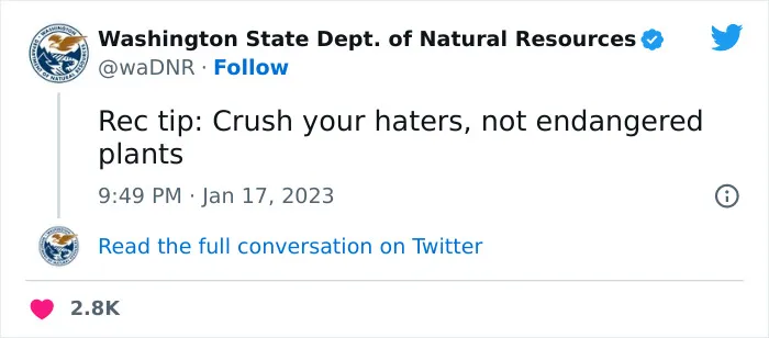 The Washington Department Of Natural Resources Twitter Has People In Stitches With These 41 Tweets