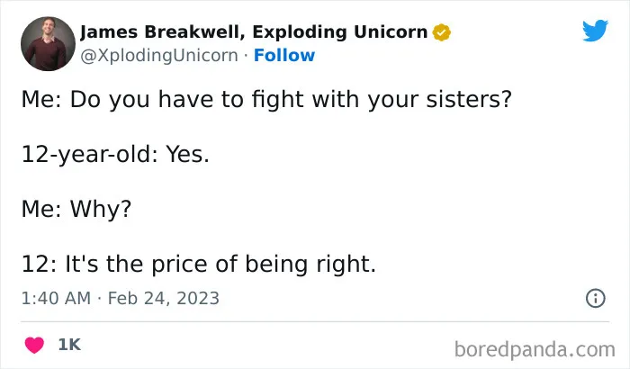 Dad Of 4 Girls Tweets Conversations With His Daughters, And It’s Impossible Not To Laugh At Them (50 New Tweets)