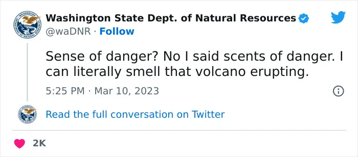 The Washington Department Of Natural Resources Twitter Has People In Stitches With These 41 Tweets