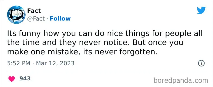 The ‘Fact’ Twitter Page Drops The Most Intriguing And Sometimes Uncomfortable Truths About Life And Here Are 40 Of Them