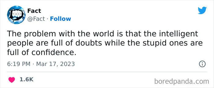 The ‘Fact’ Twitter Page Drops The Most Intriguing And Sometimes Uncomfortable Truths About Life And Here Are 40 Of Them