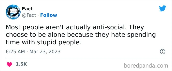 The ‘Fact’ Twitter Page Drops The Most Intriguing And Sometimes Uncomfortable Truths About Life And Here Are 40 Of Them