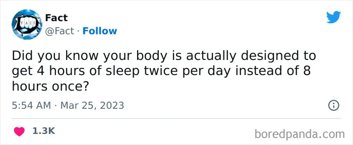 The ‘Fact’ Twitter Page Drops The Most Intriguing And Sometimes Uncomfortable Truths About Life And Here Are 40 Of Them