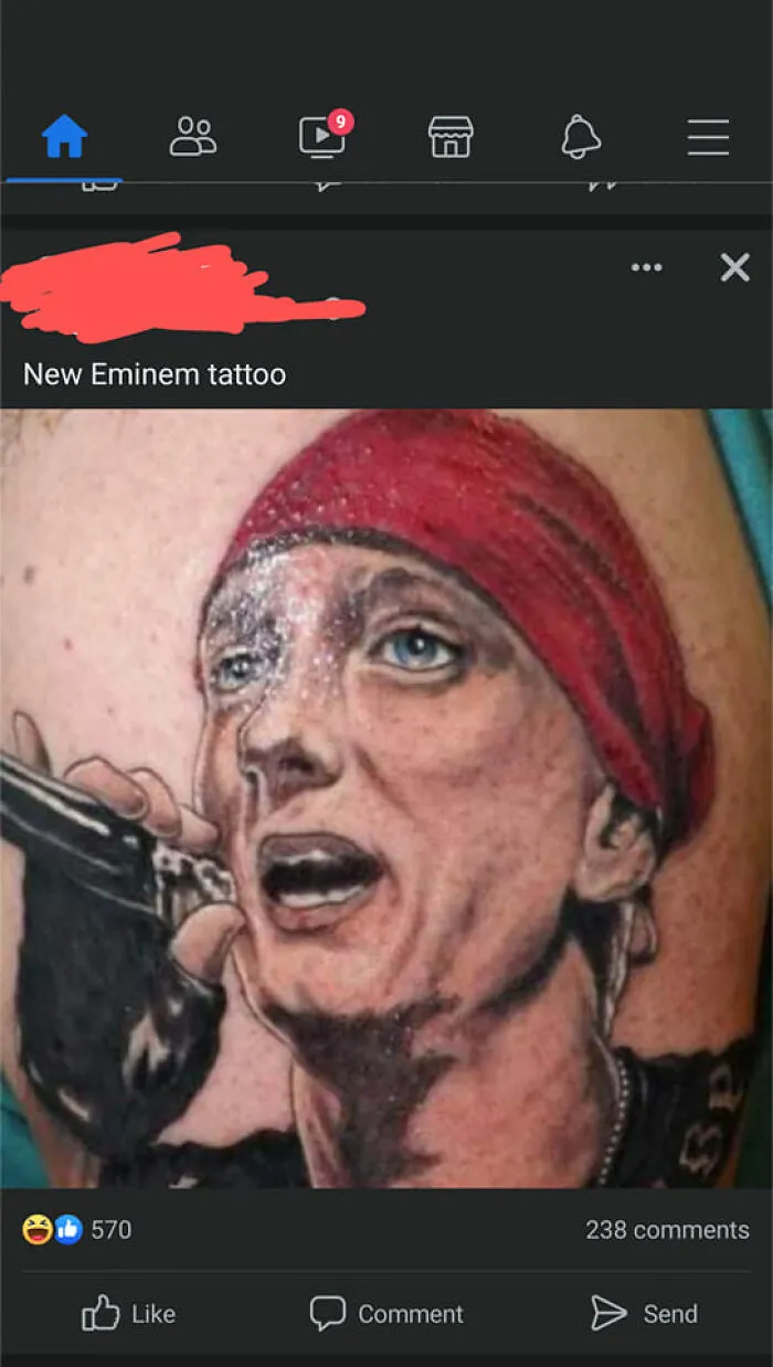 30 Tatuajes tan horribles para recordarnos que algunos errores pueden ser difíciles de borrar