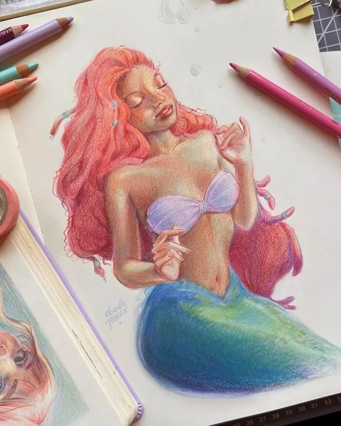 I Draw Portraits Of People And Movie Characters In My Sketchbook, And Here Are 32 Of My Best Works