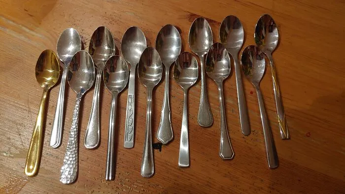 Stolen Teaspoons. 😅🙈