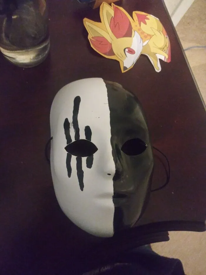 Hand Painted Mask I Forgot I Had 