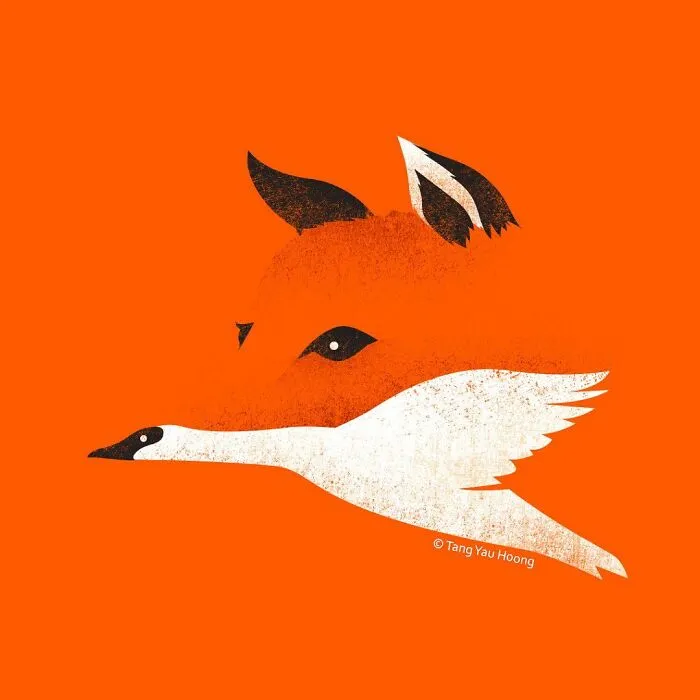 30 Ingeniosas ilustraciones que aprovechan el espacio negativo, por Tang Yau Hoong