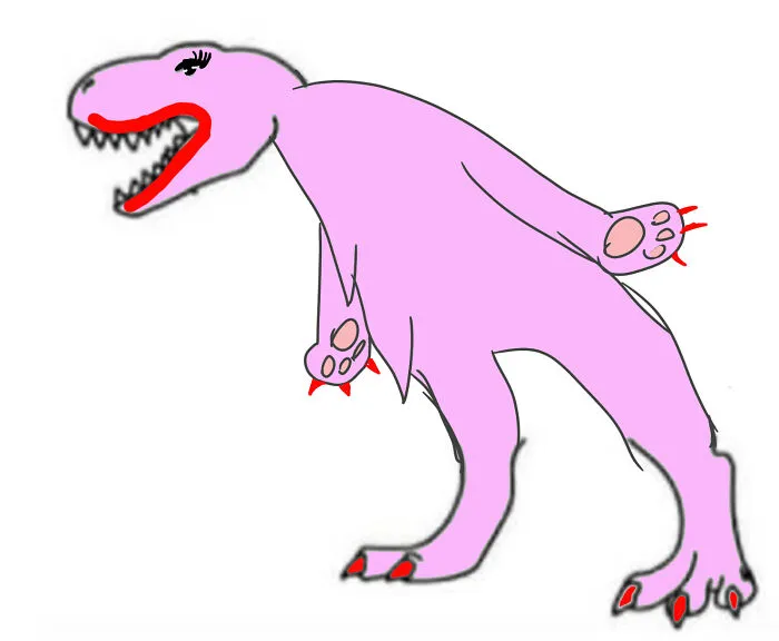 Slaying Furrie Dino