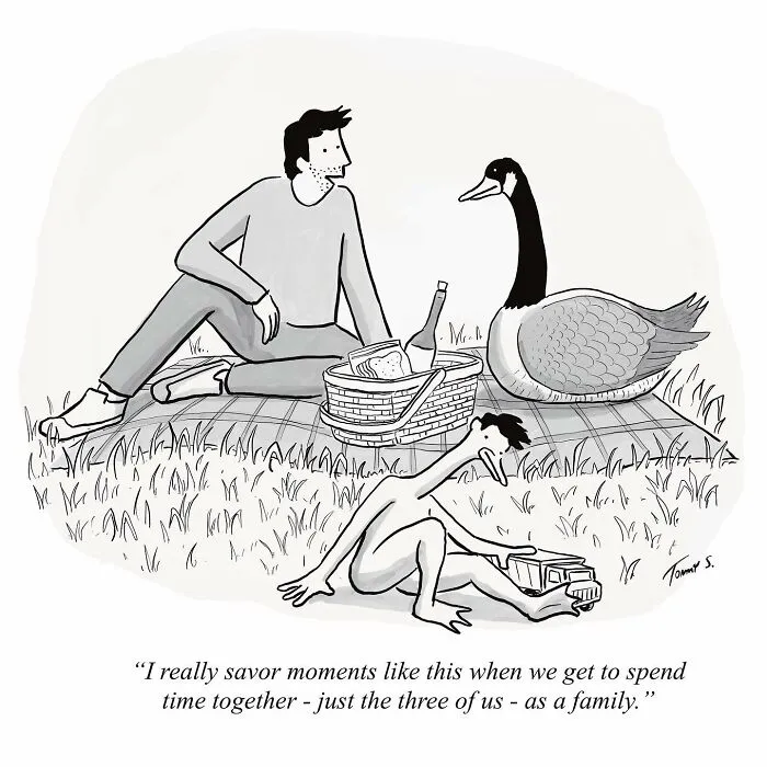 This New Yorker Cartoonist Might Make You Laugh With His Witty Single-Panel Comics (30 Pics)