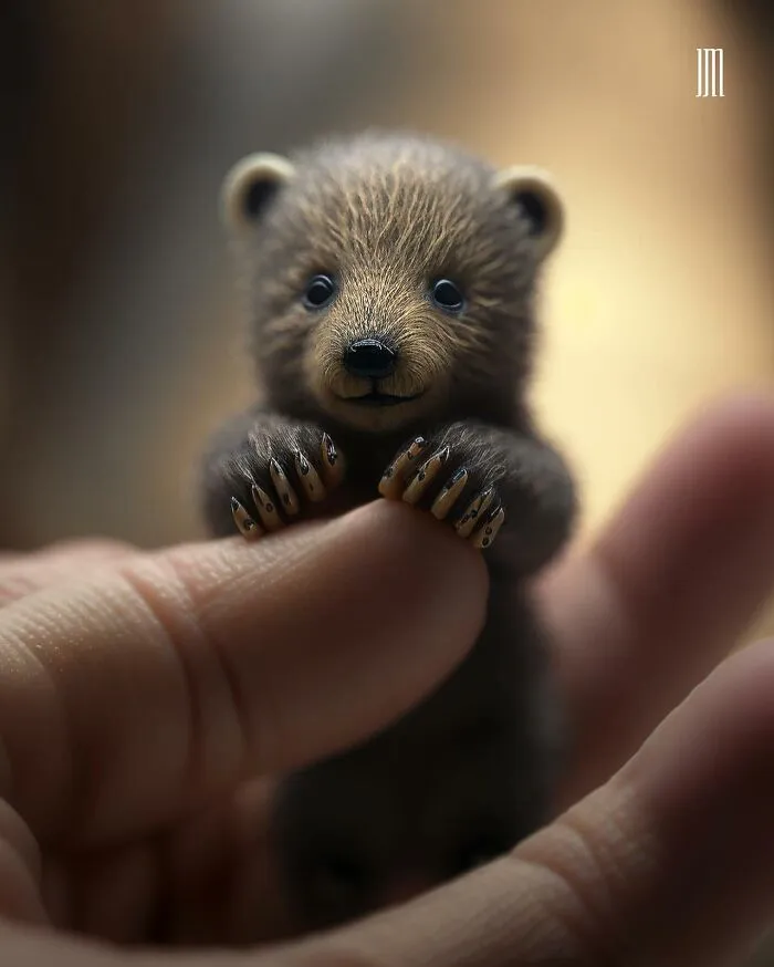This Artist Specializes In Creating Tiny Animal Portraits, And Here's Some Of His Work (18 Pics)