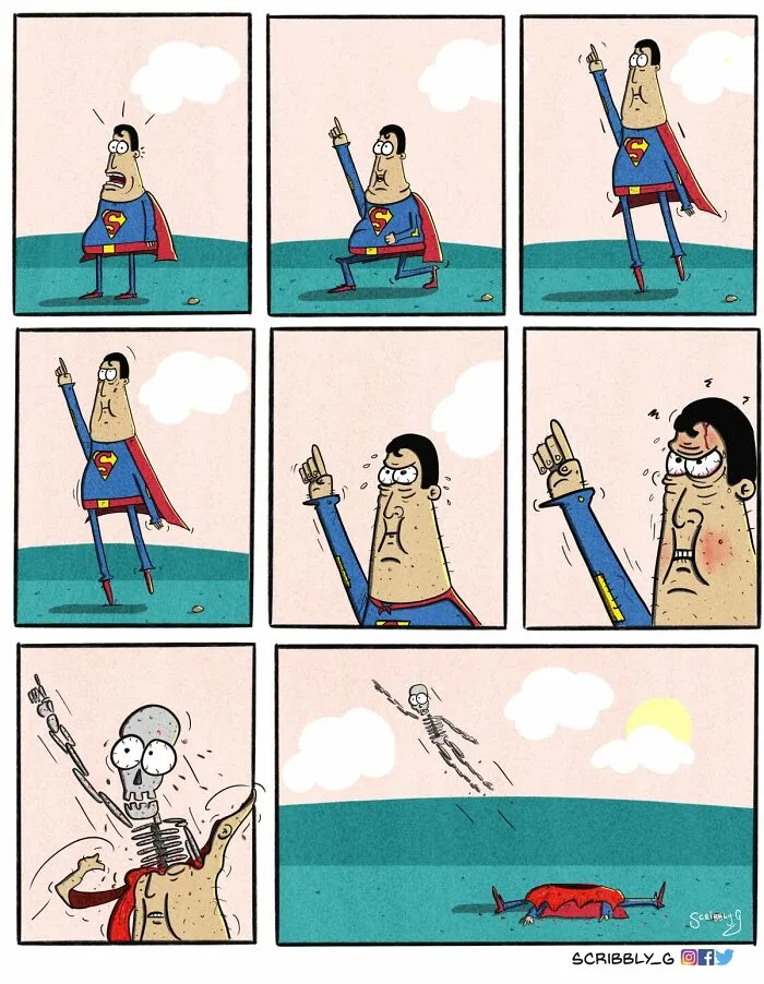 25 Unpredictable Comics With Dark Humor, Illustrated By Scribbly G (New Pics)