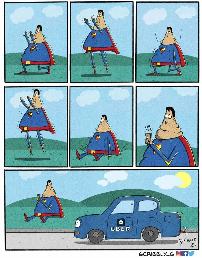25 Unpredictable Comics With Dark Humor, Illustrated By Scribbly G (New Pics)