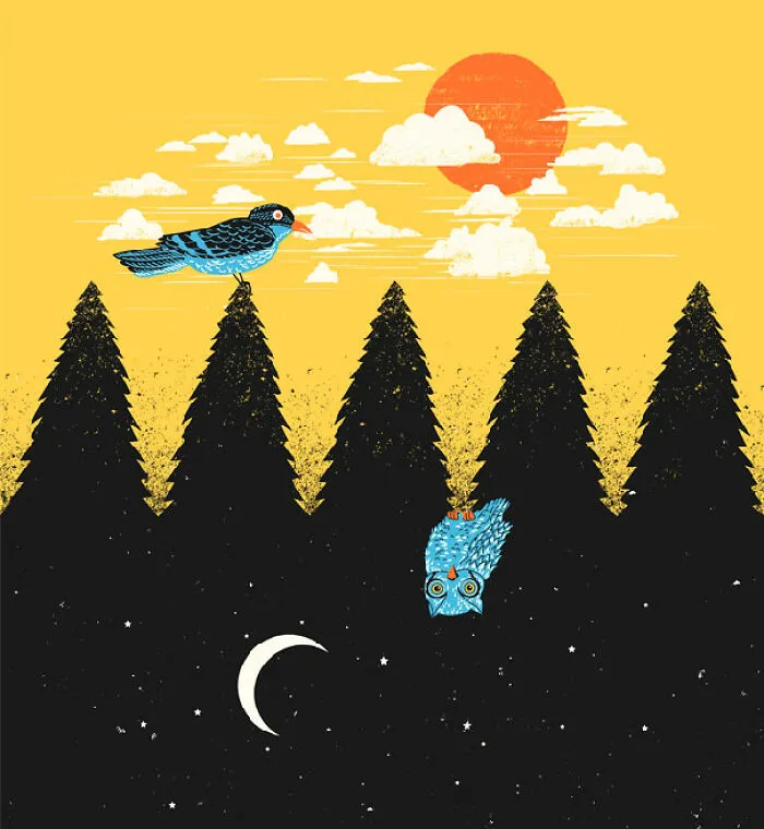 30 Ingeniosas ilustraciones que aprovechan el espacio negativo, por Tang Yau Hoong