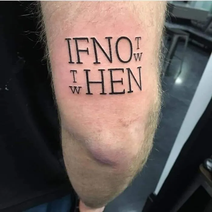 40 Real-Life Tattoos That Could Be Called Permanent Mistakes