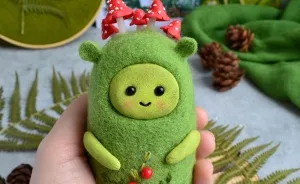 7 Forest Spirits That I Made From Felt