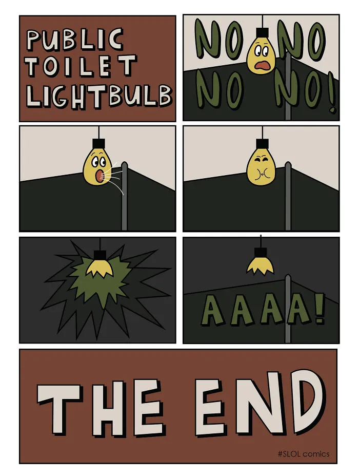 My 30 Comics Showing The Perspective Of A Lightbulb In A Funny Way