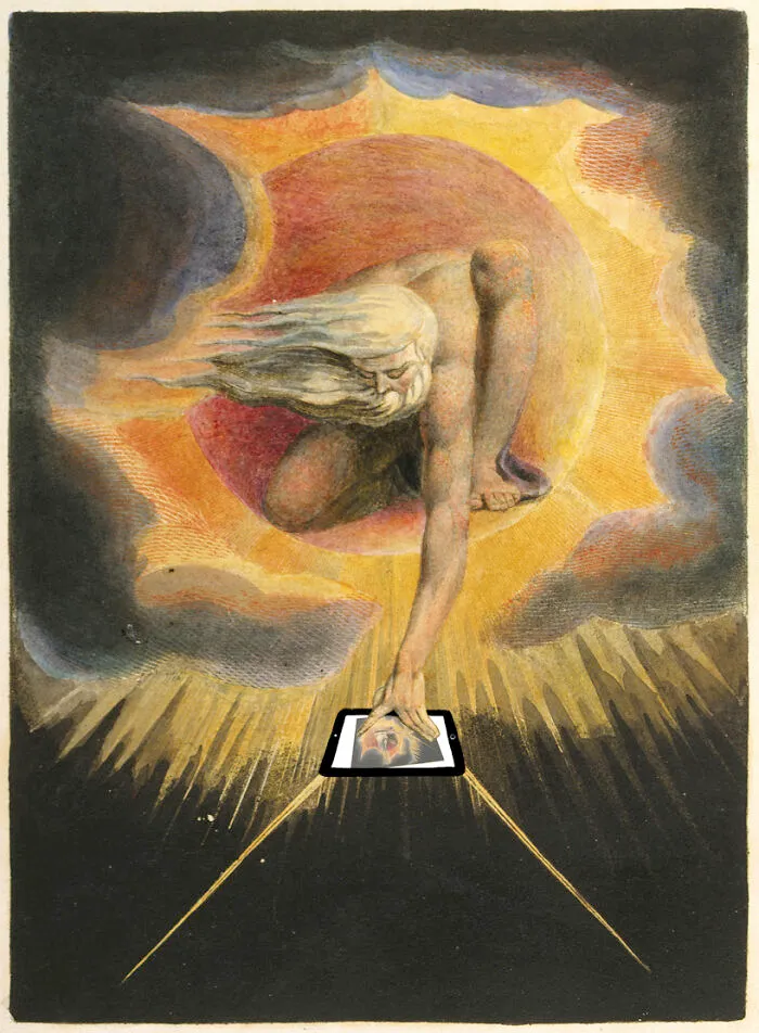 "Multi Touch Zoom" Based On "The Ancient Of Days" By William Blake (1794)