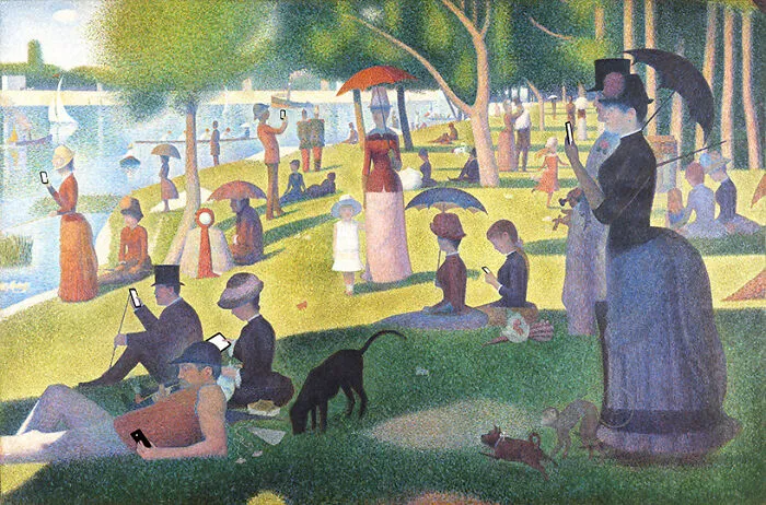 "Sunday Afternoon" Based On  "A Sunday Afternoon On The Island Of La Grande Jatte" By Georges Seurat (1884–86)