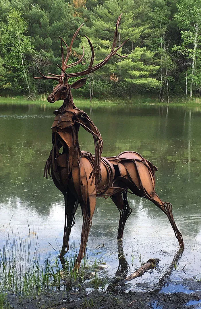 I Found This Beautiful Creature At The Sculpture Park