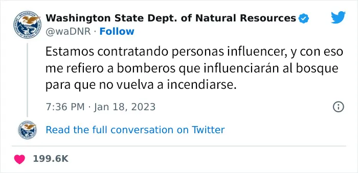 20 Divertidos tuits mostrando el lado gracioso del Departamento de Recursos Naturales