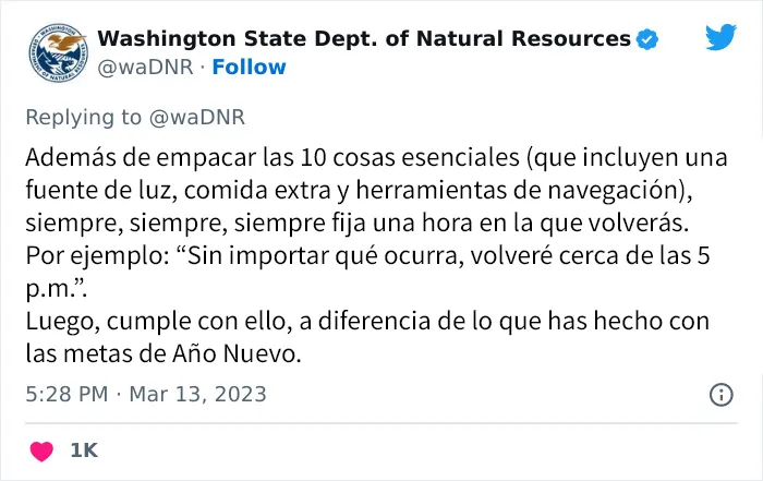 20 Divertidos tuits mostrando el lado gracioso del Departamento de Recursos Naturales