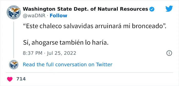 20 Divertidos tuits mostrando el lado gracioso del Departamento de Recursos Naturales