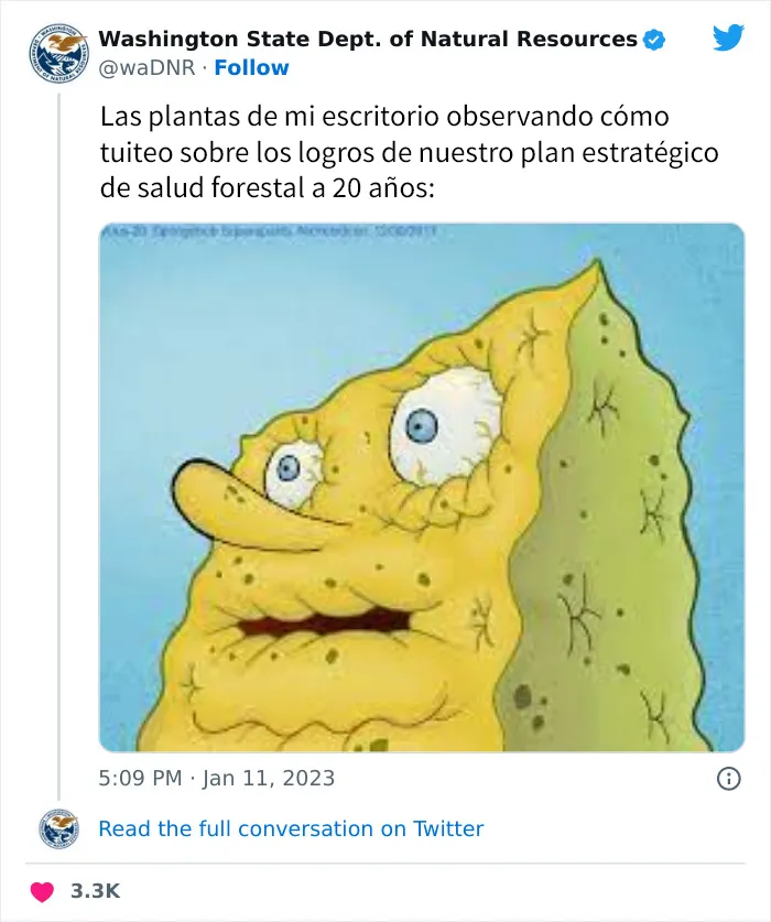 20 Divertidos tuits mostrando el lado gracioso del Departamento de Recursos Naturales