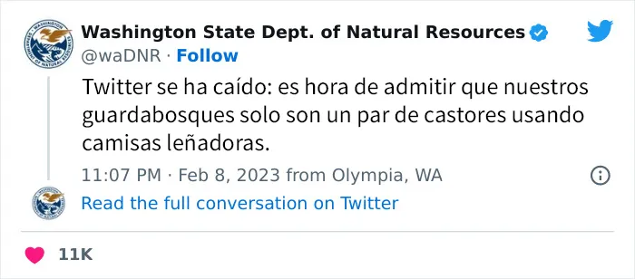 20 Divertidos tuits mostrando el lado gracioso del Departamento de Recursos Naturales