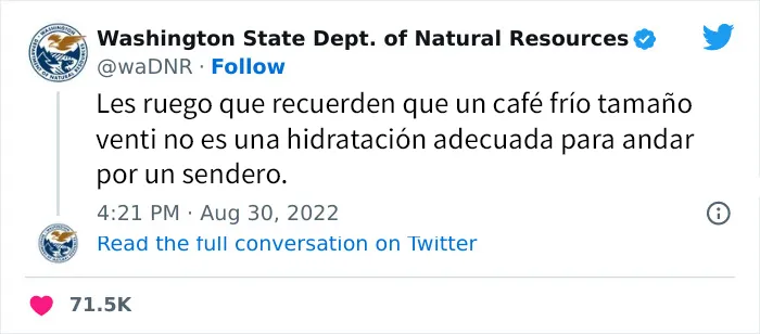 20 Divertidos tuits mostrando el lado gracioso del Departamento de Recursos Naturales