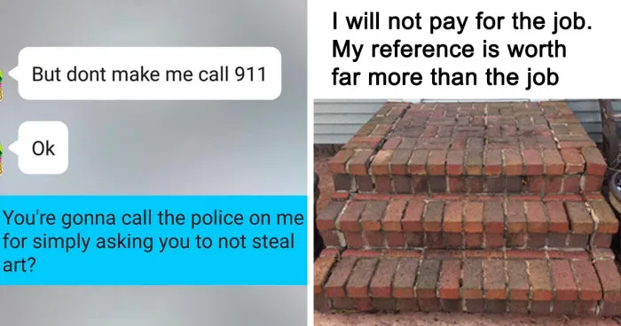 "For Exposure": 40 Screenshots Of Choosing Beggars Caught In Action When It Came To Paying For Services They Asked For