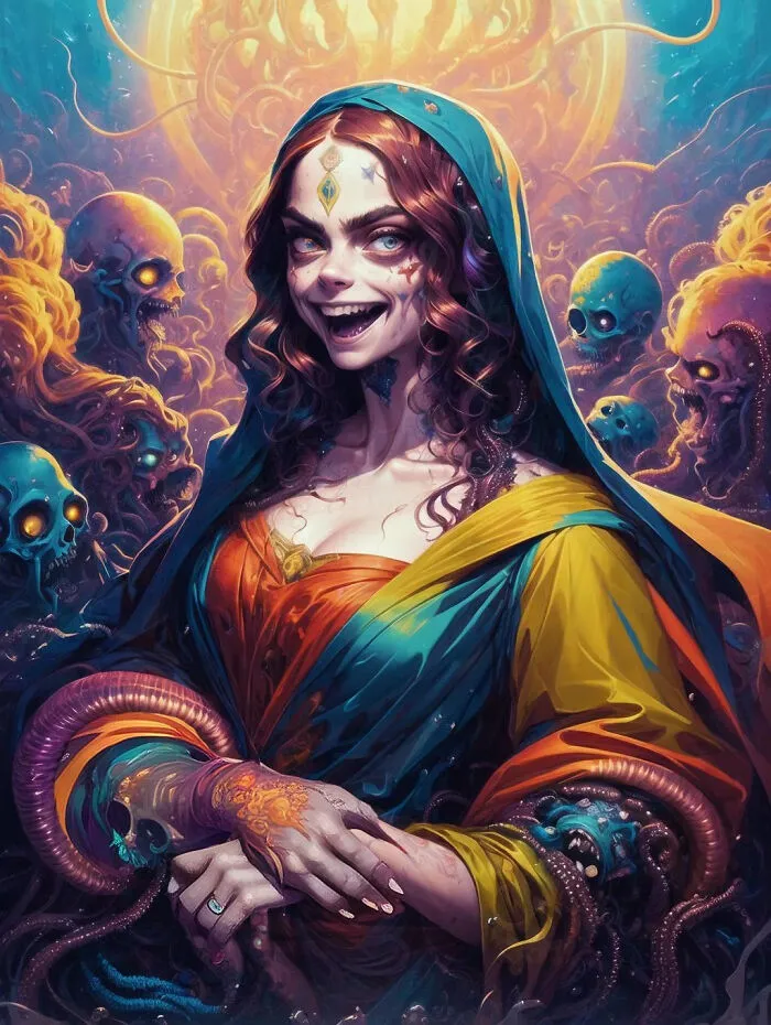 The Enigmatic Smile Of Mona Lisa Reimagined And Recreated By AI Generator (40 Pics)