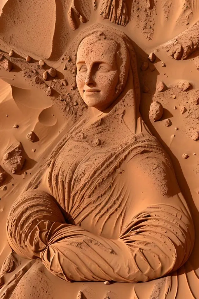 The Enigmatic Smile Of Mona Lisa Reimagined And Recreated By AI Generator (40 Pics)