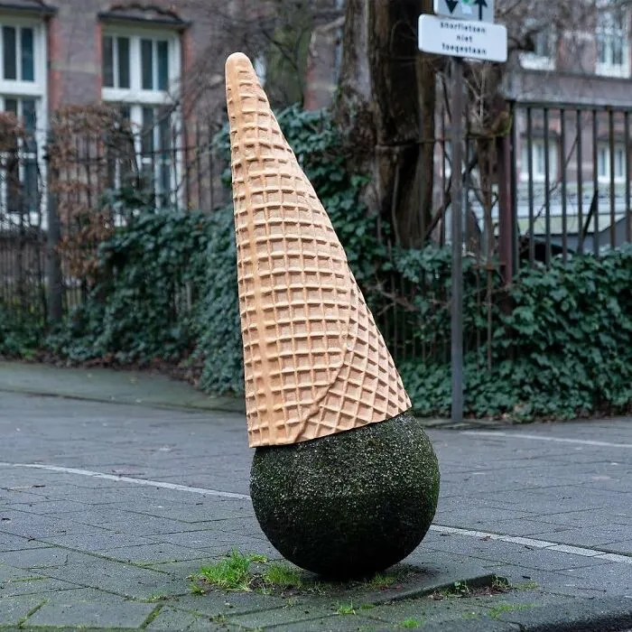 30 Divertidas e ingeniosas obras de arte en la calle creadas por este artista holandés